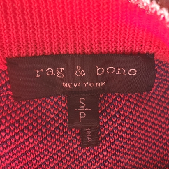 Rag & Bone Women's Ridley Pullover in Gingham Cotton Blend SZ SP - Picture 5 of 6